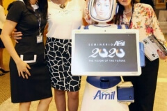 Robô Interativo da Amil no Seminário Amil 2020