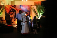 Robô fotográfico no casamento de Juliana e Gustavo em Niterói