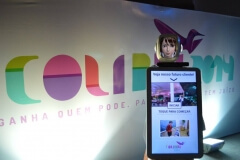 Robô Interativo da Maely no Festival Colibri