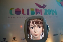 Robô Interativo da Maely no Festival Colibri