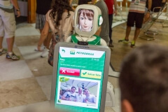 Robô fotográfico na 1ª Convenção Nacional DRPS Petrobras