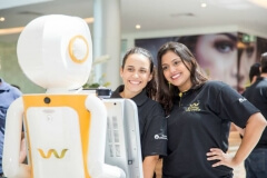 Robô Interativo na inauguração do Shopping Vila Velha - ES
