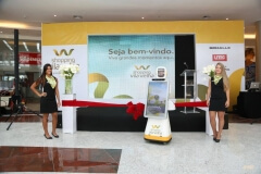 Robô Interativo na inauguração do Shopping Vila Velha - ES