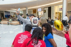 Robô Interativo na inauguração do Shopping Vila Velha - ES