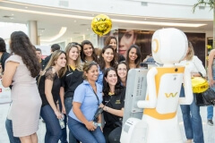 Robô Interativo na inauguração do Shopping Vila Velha - ES