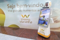 Robô Interativo na inauguração do Shopping Vila Velha - ES
