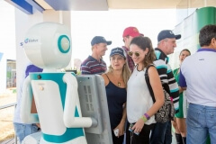 Robô Interativo da Syngenta na Showtec 2015