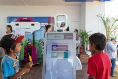 Robô Interativo da Syngenta na Showtec 2015
