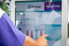 Robô Interativo da Syngenta na Showtec 2015