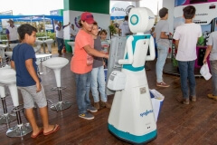 Robô Interativo da Syngenta na Showtec 2015