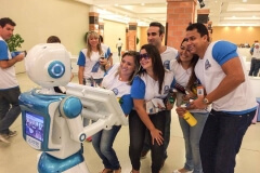 Robô Interativo lançamento do Programa de Relacionamento Vivo