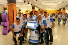 Robô Interativo lançamento do Programa de Relacionamento Vivo
