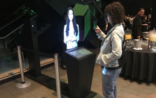 promotora holografica futuremedia