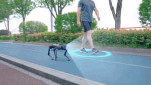 Cão robótico Scooby acompanhando humano - Unitree Vs. Boston Dynamics