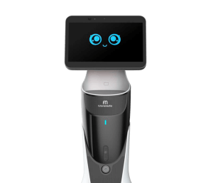 Robô Buddy com carinha feliz