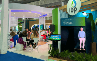 Interação holográfica IBP - Futuremedia